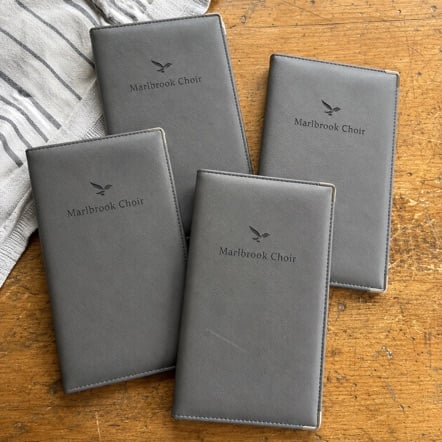 Full-Grain Leather Presenters