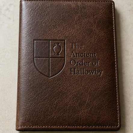 Full-Grain Leather Presenters